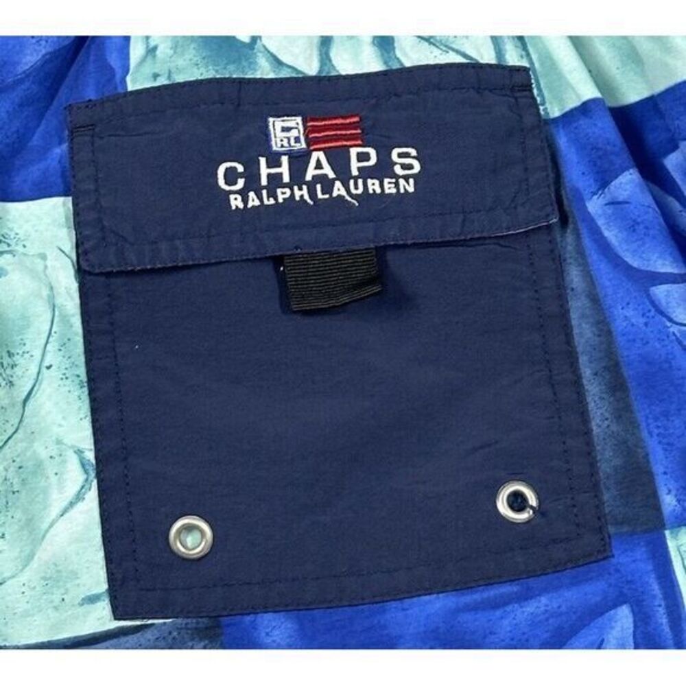 Vintage Chaps Ralph Lauren Swim Trunks Mens Large Mesh‎ Lined Scuba Diver